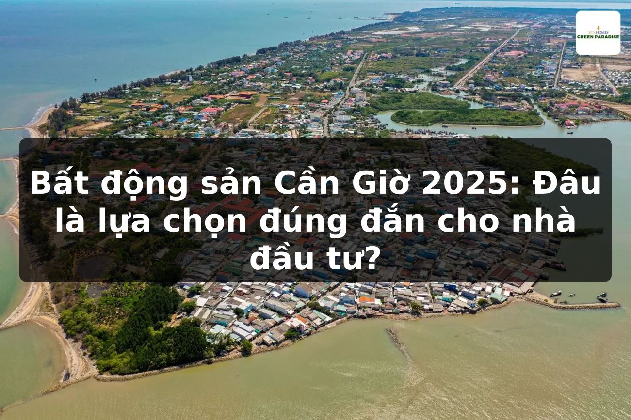 Bất động sản Cần Giờ 2025: Đâu là lựa chọn đúng đắn cho nhà đầu tư?