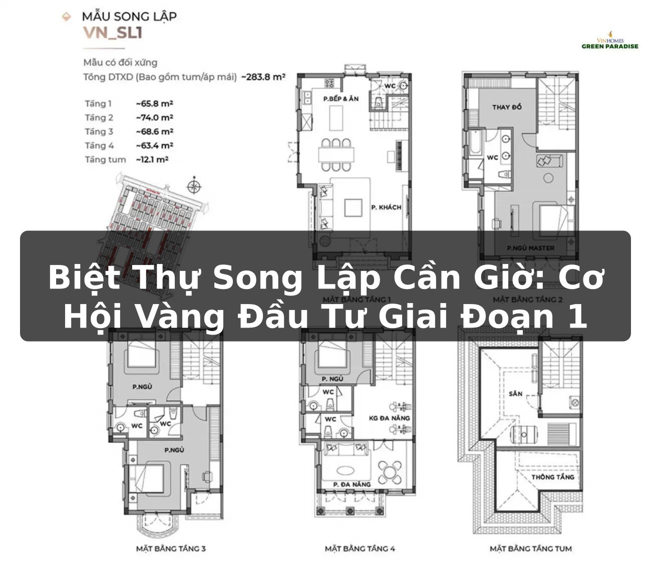 Biệt Thự Song Lập Cần Giờ: Cơ Hội Vàng Đầu Tư Giai Đoạn 1