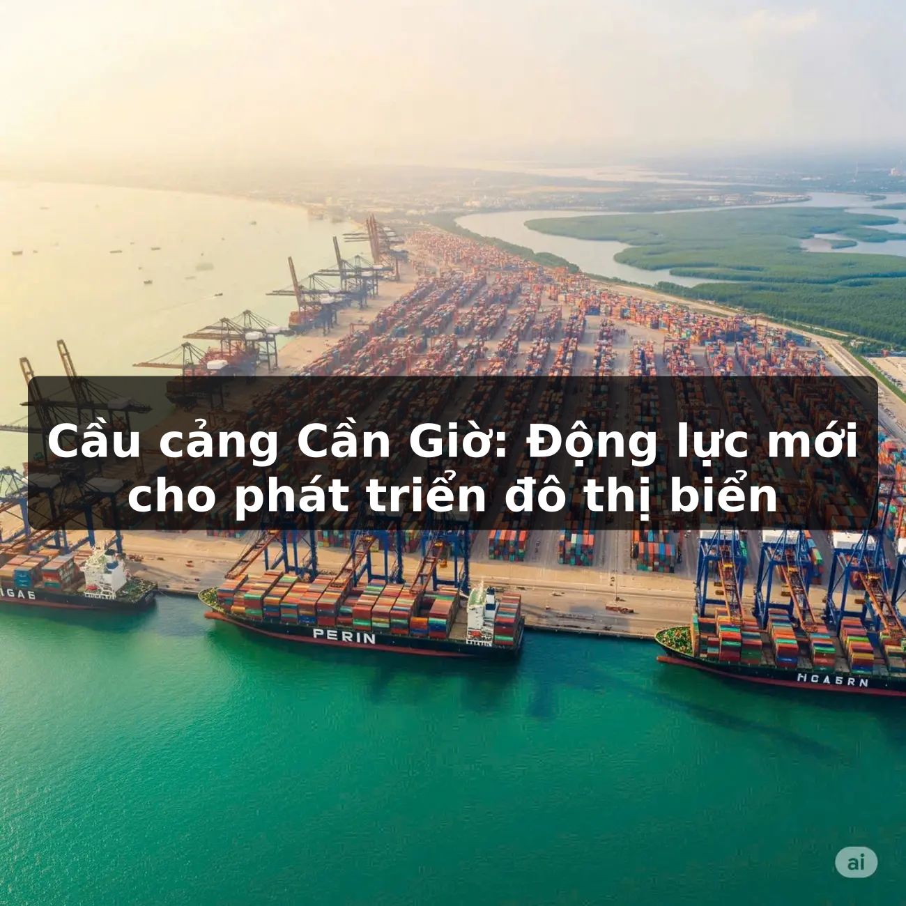 Cầu cảng Cần Giờ: Động lực mới cho phát triển đô thị biển
