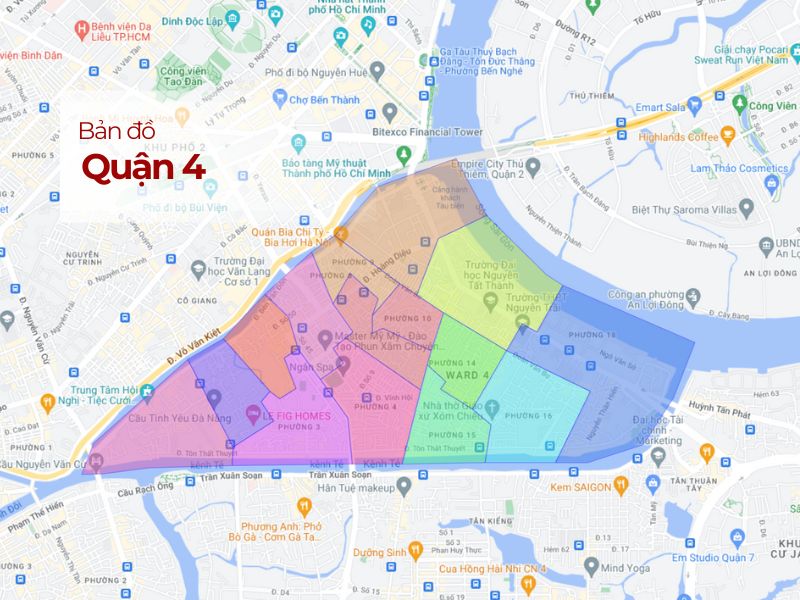 Quận 4 Thay Đổi Gì Mới? [Bản Đồ 2024] Cập Nhật Ngay!